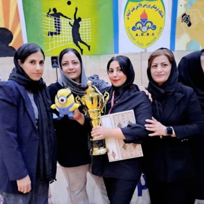 کسب مقام دوم تیم تنیس خاکی شرکت پالایش و پخش آبادان