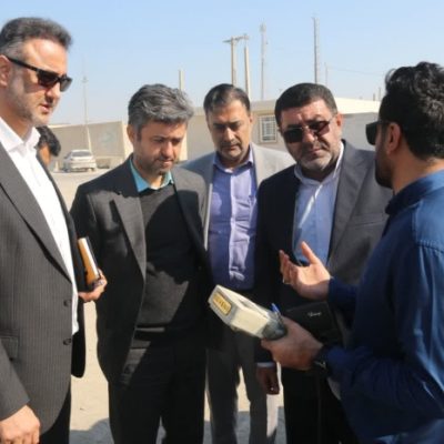 بازدید رئیس اداره بازرسی و پاسخگویی به شکایات شرکت ملی پخش از منطقه نفتی آبادان
